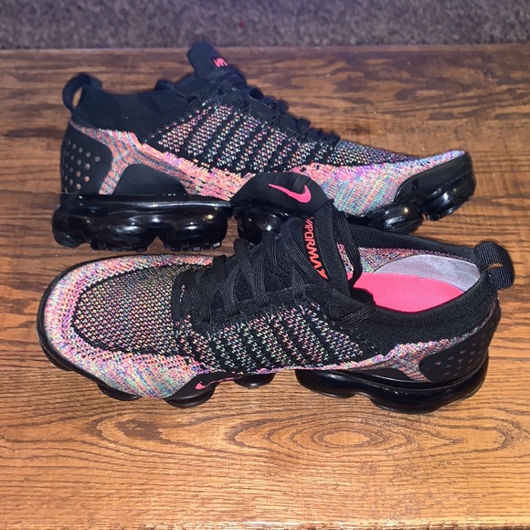 nike vapormax multicolor black